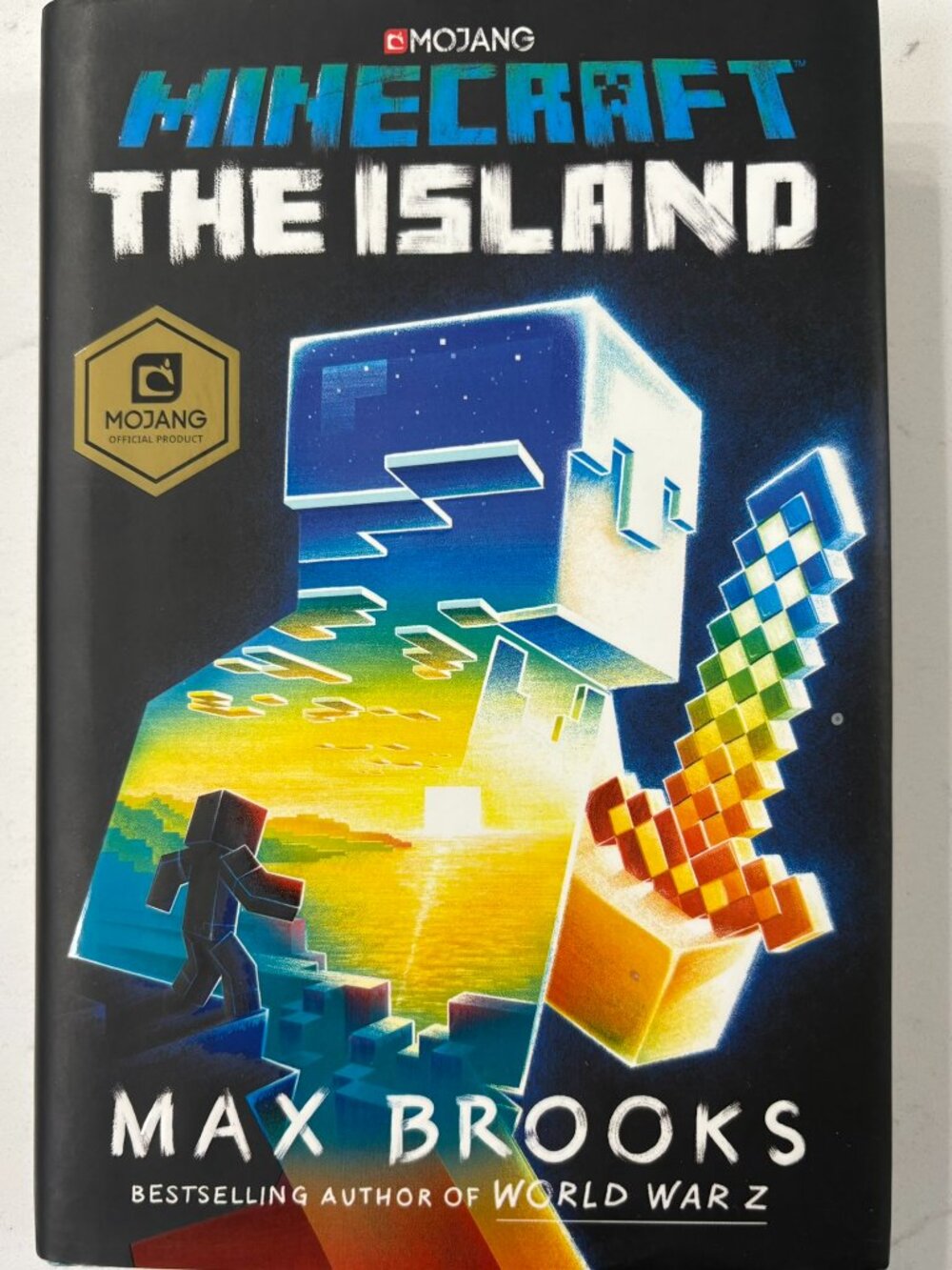 Minecraft: The Island Official Minecraft Novel Max Brooks Hardcover 2017 288p